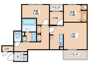 インペリアル大宮の物件間取画像